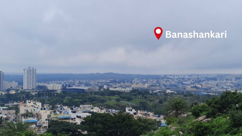 Banashankari residential area in Bangalore
