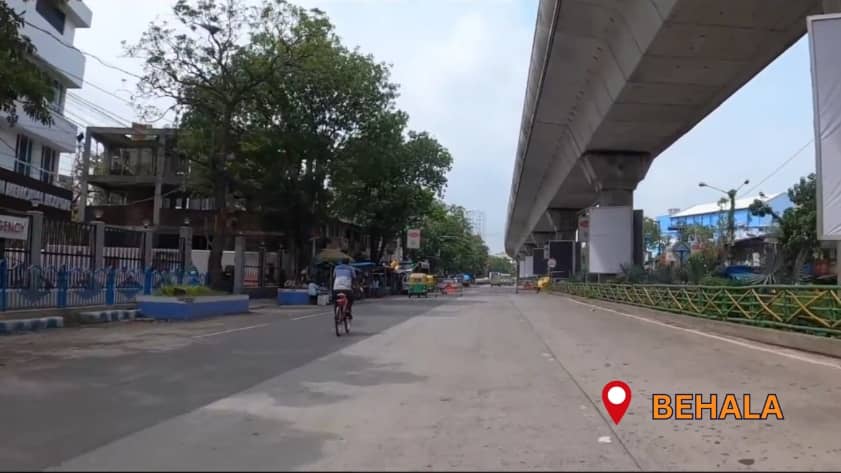 Behala residential area in Kolkata