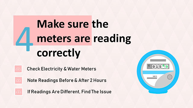 check electricity meters