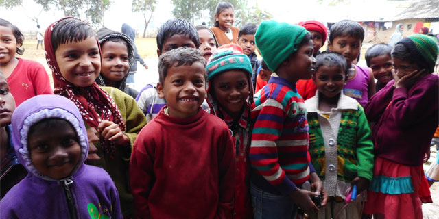 Children Smiling at Noahs Ark Kolkata