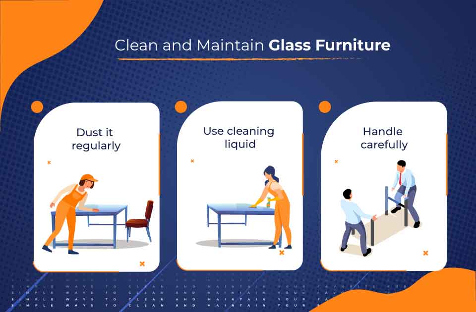 Clean and Maintain Glass Furniture