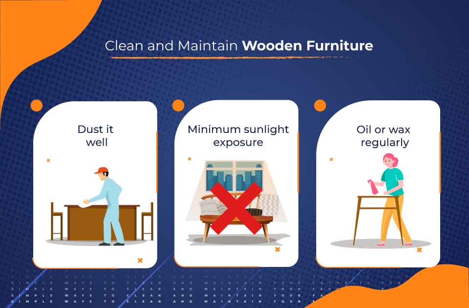 Clean and Maintain Wooden Furntiure