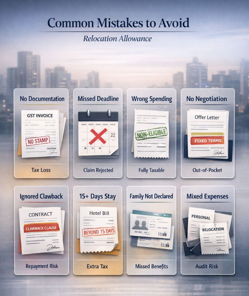 common relocation allowance mistakes