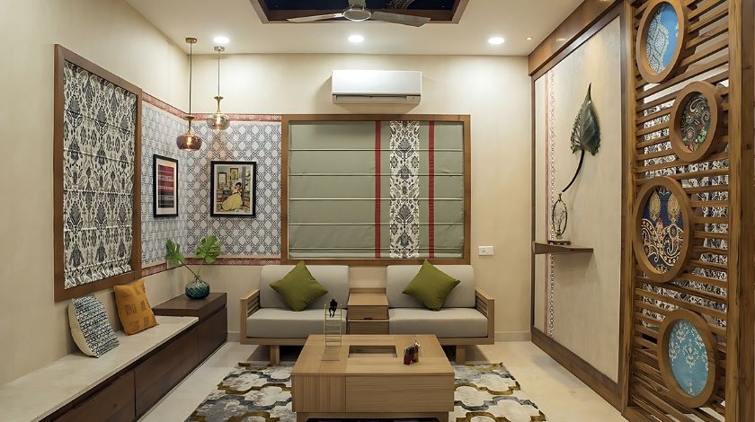 contemporary living room interior