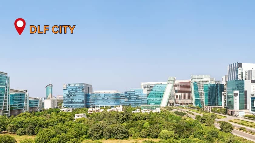 DLF City residential area in Gurgaon