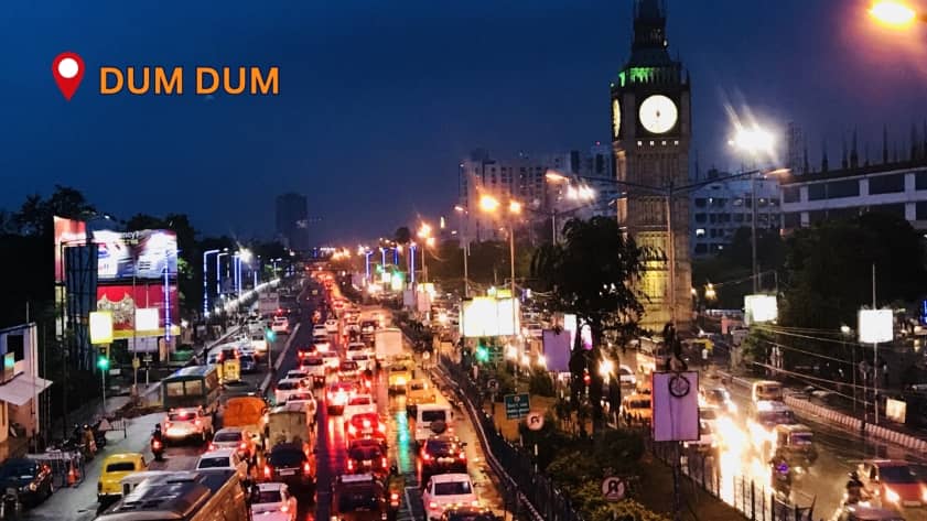 Dum Dum residential area in Kolkata