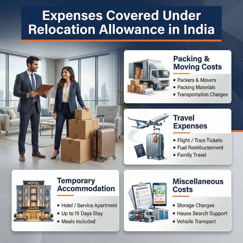 expenses covered under relocation allowance