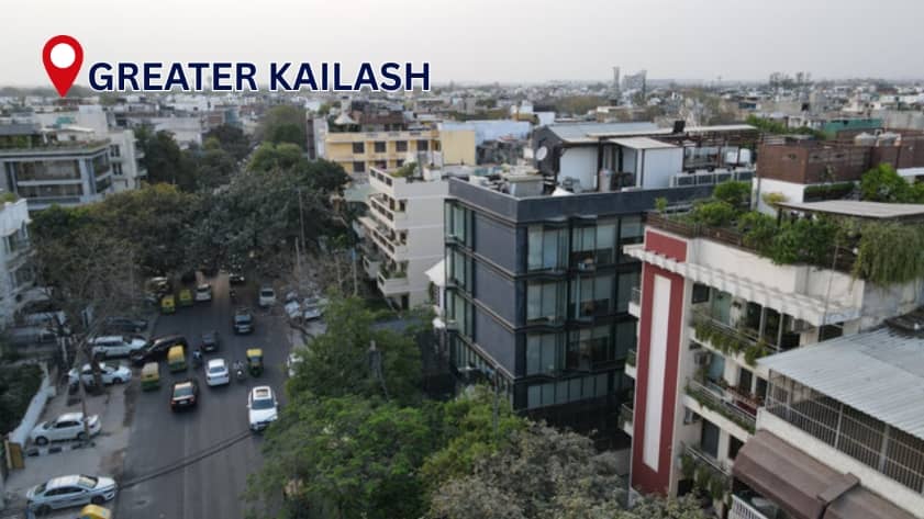 Greater Kailash residential area in Delhi