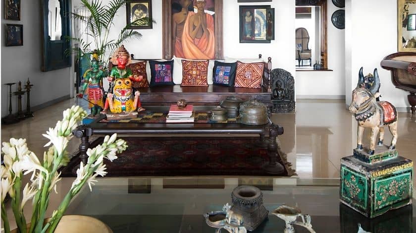 historical living room interior
