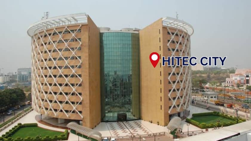 HITEC City residential area in Hyderabad