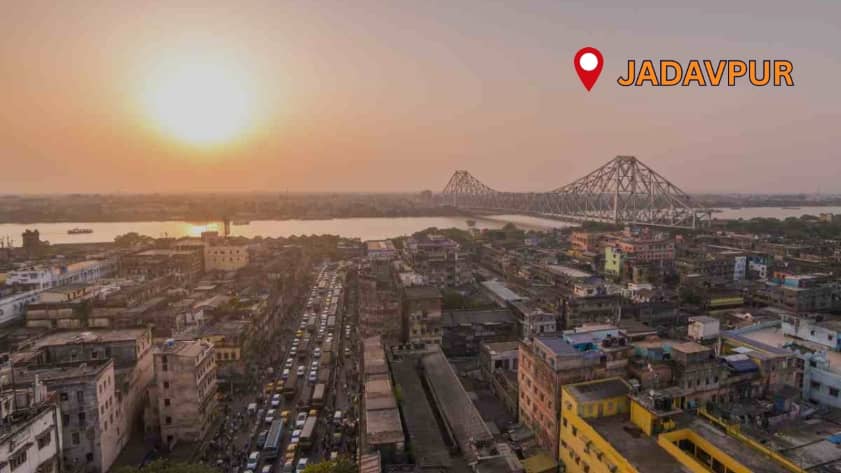 Jadavpur residential area in Kolkata