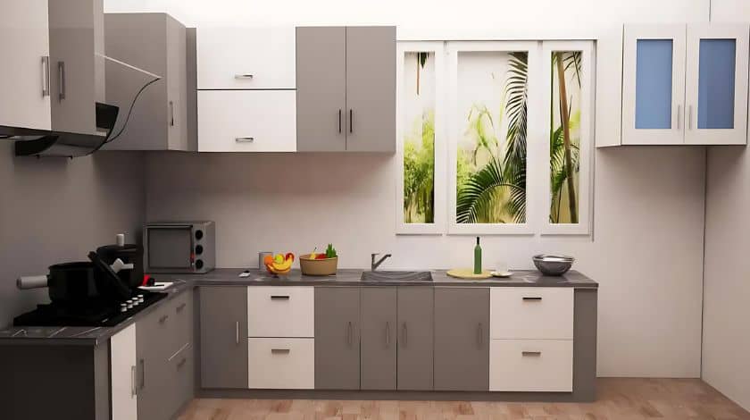 l shaped kitchen interior ideas Image