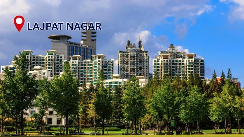 Lajpat Nagar residential area in Delhi