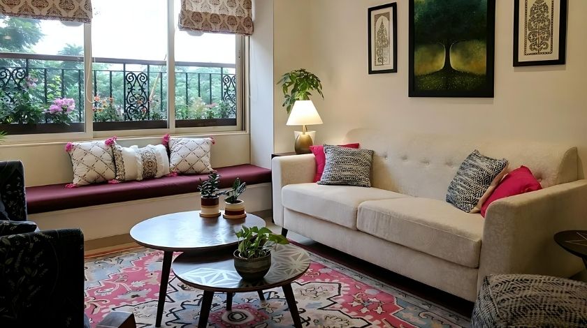 living room interior north indian style
