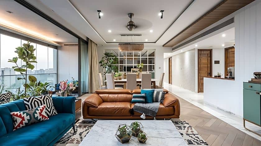 living room interior west indian design