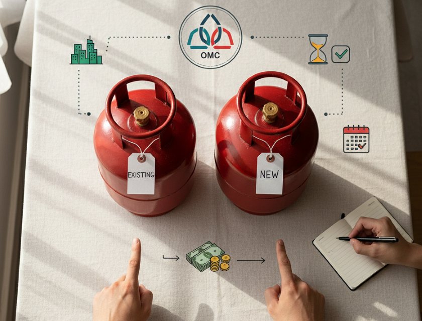 Visual decision tree: city, OMC, deposit, and time factors