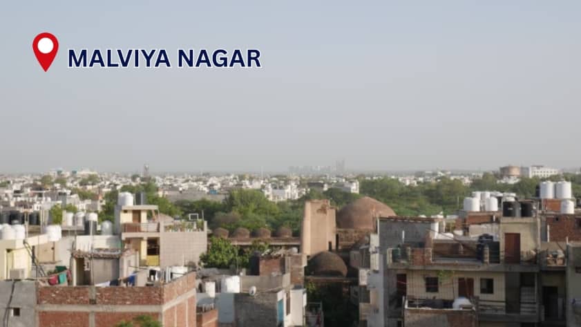 Malviya Nagar residential area in Delhi