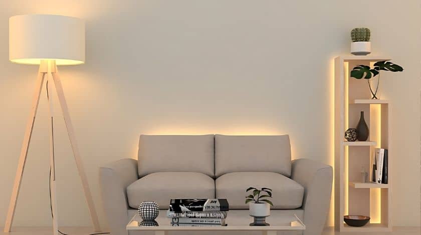 minimal modern living room lighting ideas