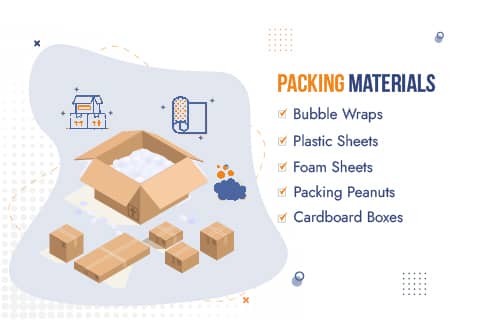 Movers and Packers Delhi Home Shifting Packaging Materials
