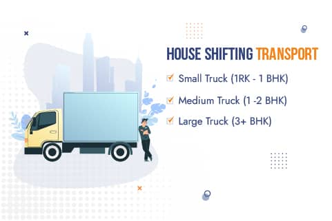 Packers and Movers in Noida House Shifting Truck Sizes