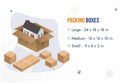 Movers and Packers Pune Box Sizes