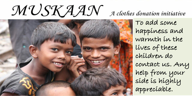 Muskaan Clothes Donation Initiative by Helping Hand Kolkata