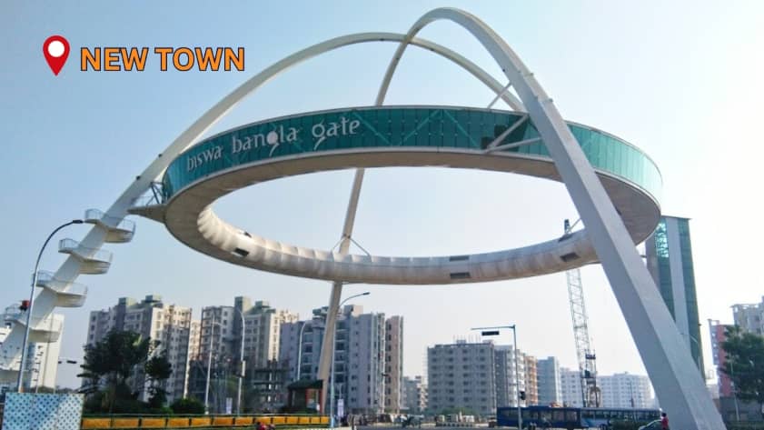 New Town residential area in Kolkata