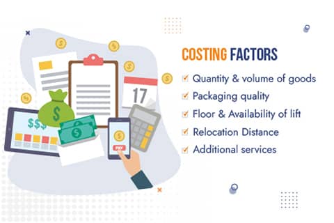 Packers and Movers Delhi Costing Factors