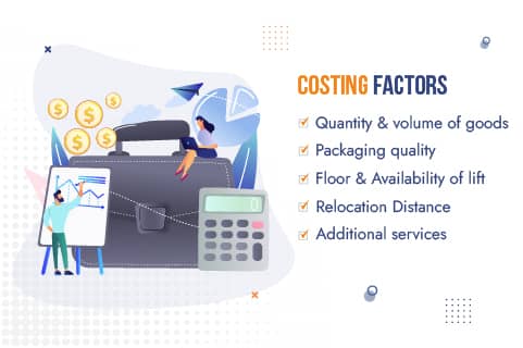Packers and Movers Kolkata Charges Costing Factors