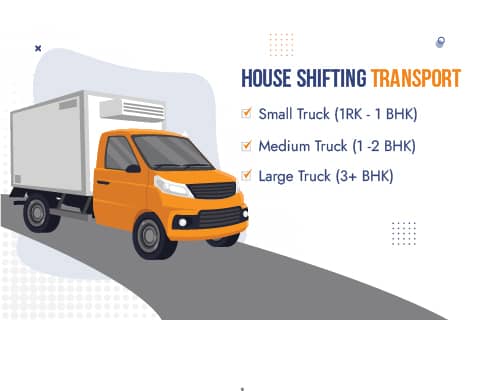 Movers and Packers in Vadodara Transport Truck Sizes