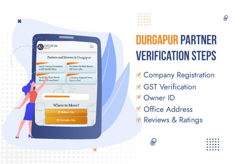 assure shift verification process for durgapur packers and movers