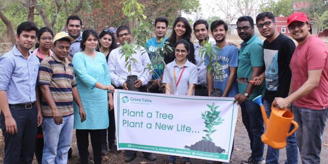 Plant A Tree Initiative by Green Yatra Lucknow