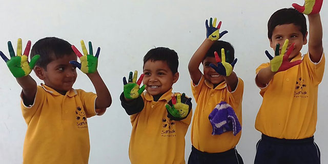 Sarthak Foundation Yellow Room Children in Lucknow
