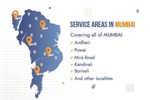 Service Areas of Packers and Movers mumbai