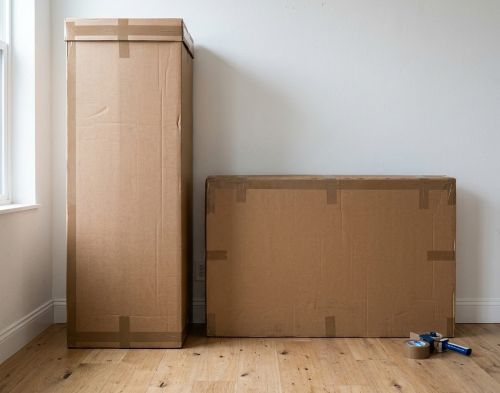 Specialty packaging boxes for wardrobe, electronics and heavy-duty items