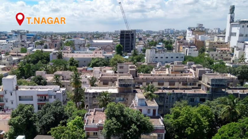 T. Nagar residential area in Chennai