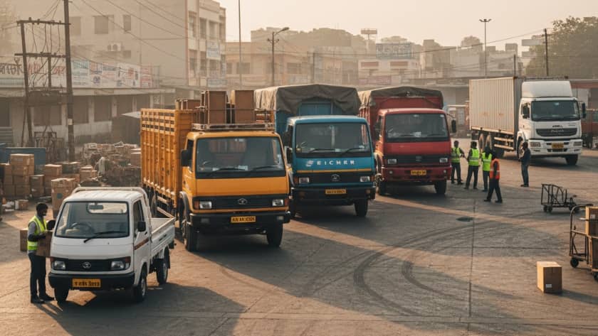 Thane vehicle size selector considering traffic restrictions