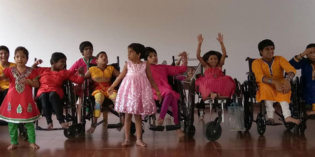 The Children of Swanthana Bangalore Performing Cultural Activities