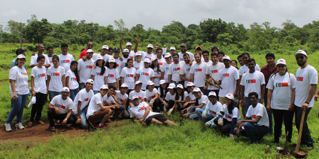 The Green Yatra Team After Tree Planting Campaign
