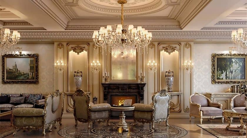 traditional living room lighting