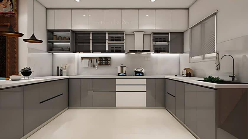 u shaped kitchen design ideas