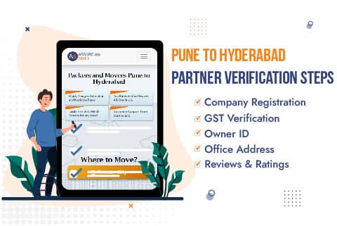 AssureShift Pune to Hyderabad Packers and Movers Partner Verification