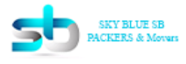 Sky Blue Sb Packers and Movers Logo