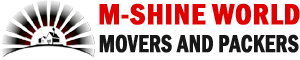 M-Shine World Movers and Packers Logo
