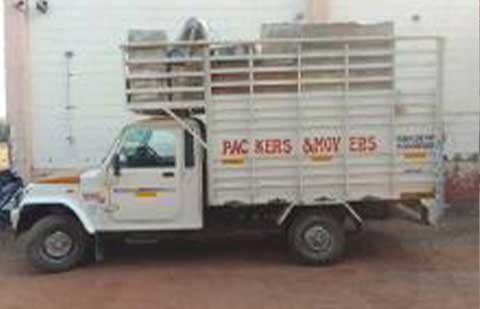 Online Logistics Packers Movers Loaded Vehicle