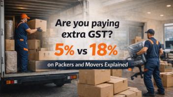 Know the real GST Rate on Packers and Movers