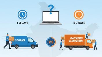Couriering laptops vs packing inside household shipment