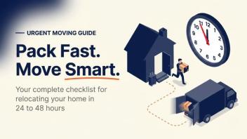 planning for last minute home shifting