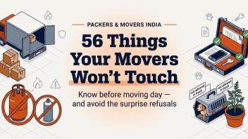 List of Items that Movers Will Not Move
