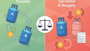 LPG Cylinder Transfer vs Surrender Comparison